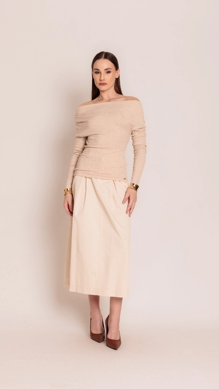 blusa ombro a ombro glamour borda barroca