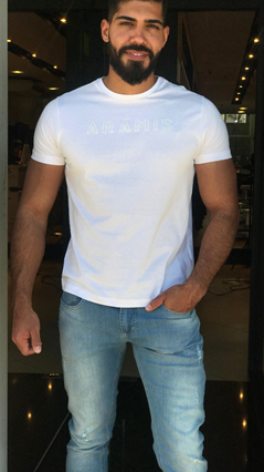 camiseta aramis estampada