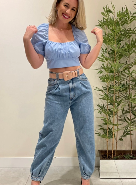 calça jeans slouchy