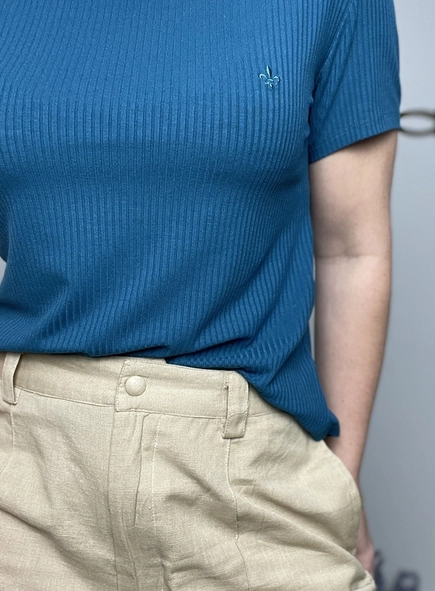 blusa dudalina canelada