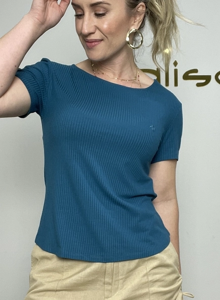 blusa dudalina canelada