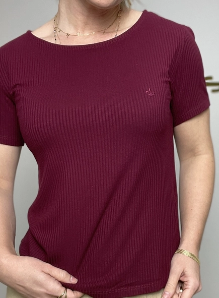 blusa dudalina canelada
