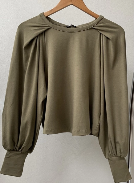 blusa forum manga ampla julia