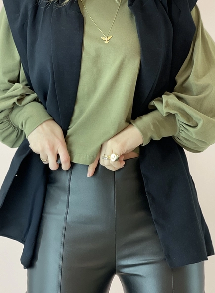 blusa forum manga ampla julia