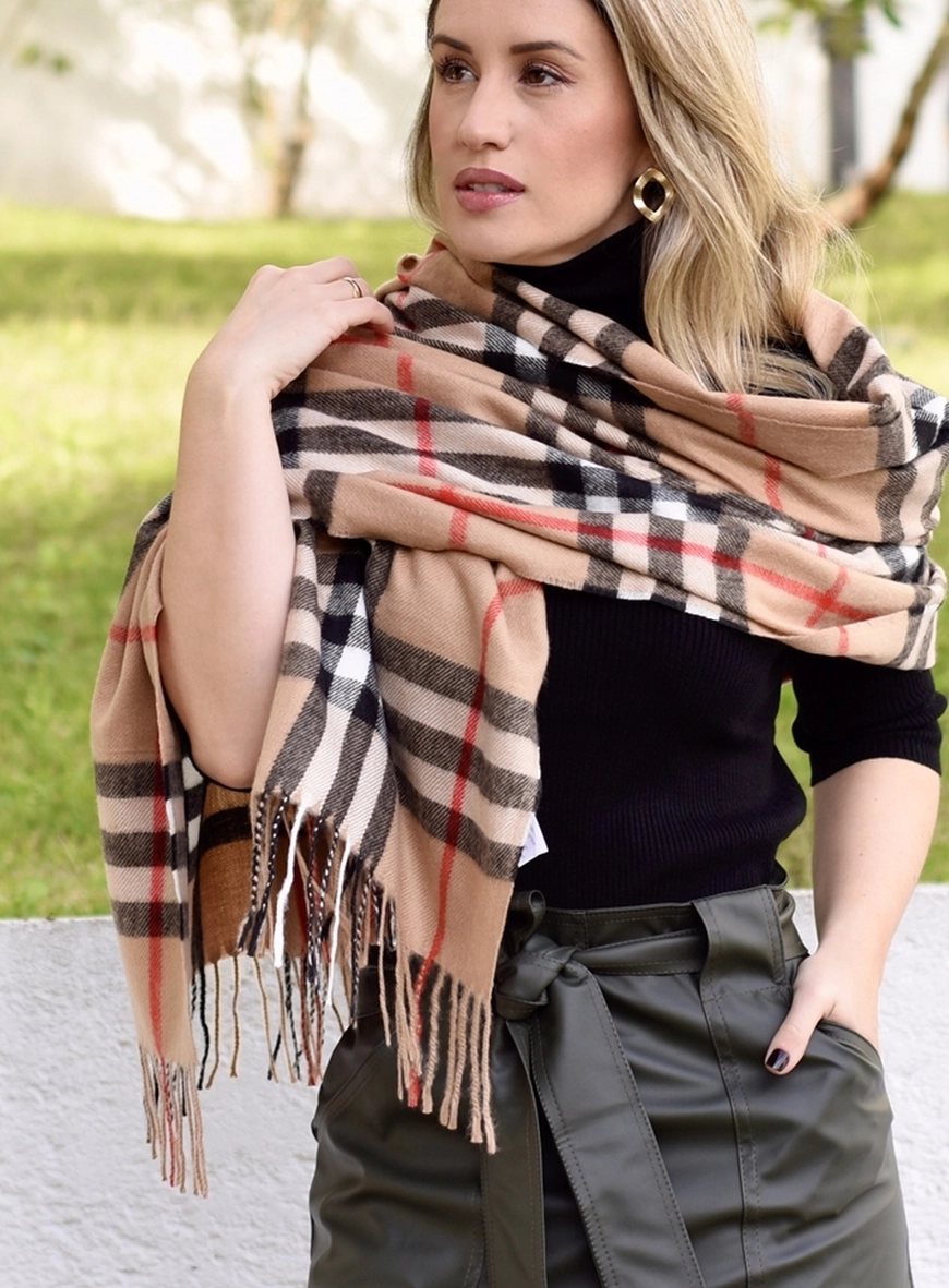 pashmina xadrez serenity PR.10769.90056 - pashmina xadrez serenity