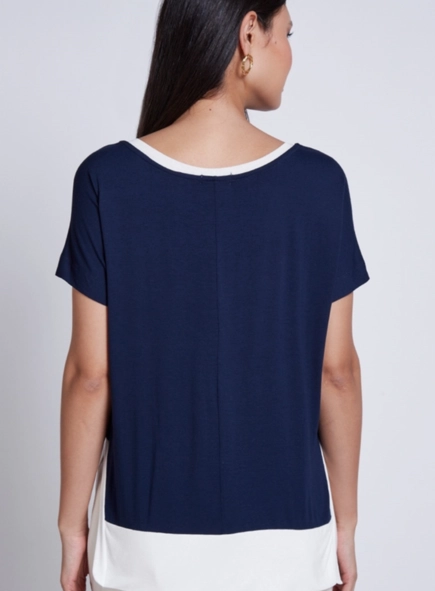 blusa dudalina navy