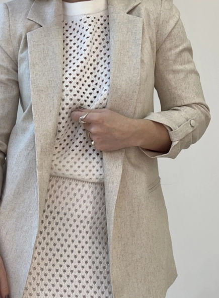 blazer linho belga
