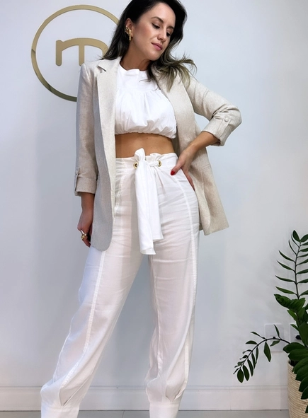 blazer linho belga