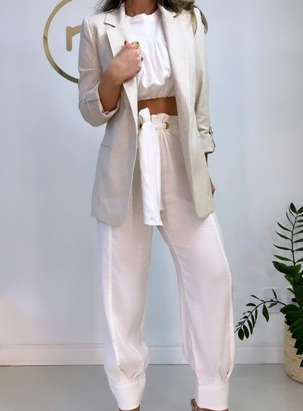 blazer linho belga