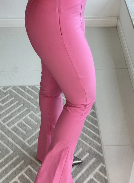 calça prada flare fenda