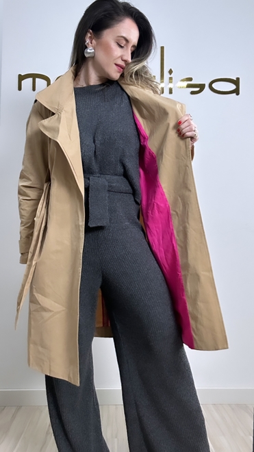 Trench coat best sale feminino impermeavel