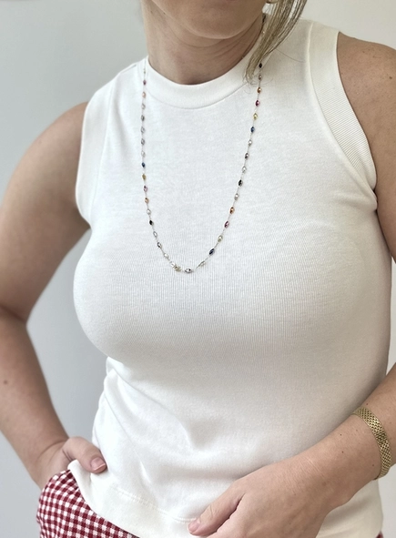 blusa básica malu decote sem manga