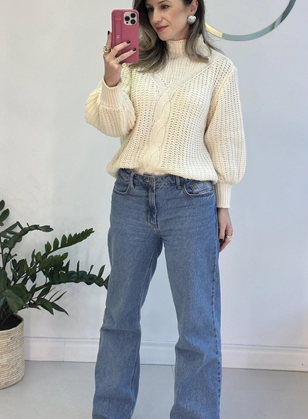 calca jeans forum raquel wide leg