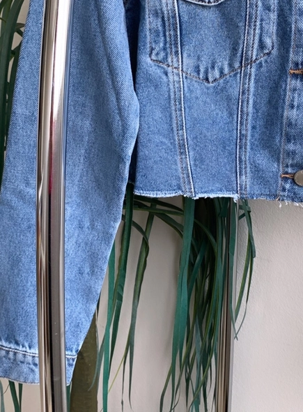 jaqueta jeans cropped mel