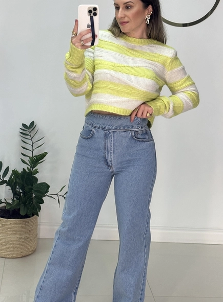 calca jeans forum bella wide leg