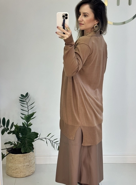 cardigan mullet liso valentina