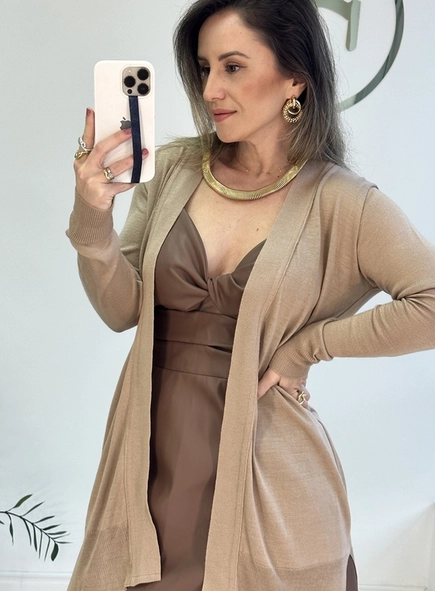 cardigan mullet liso valentina