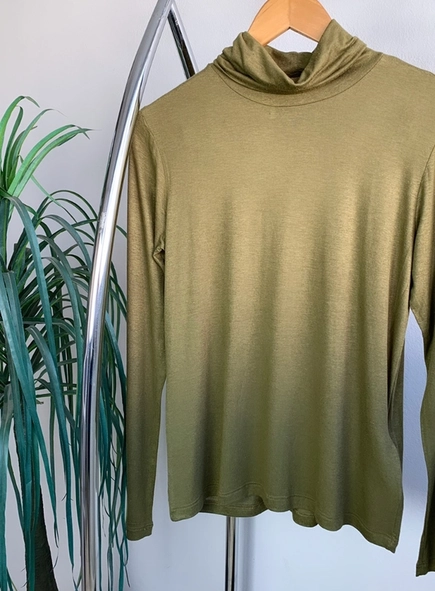 blusa manga longa gola alta valentina