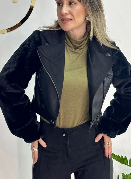 blusa manga longa gola alta valentina