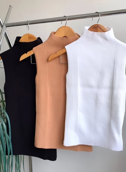 regata tricot gola alta karine
