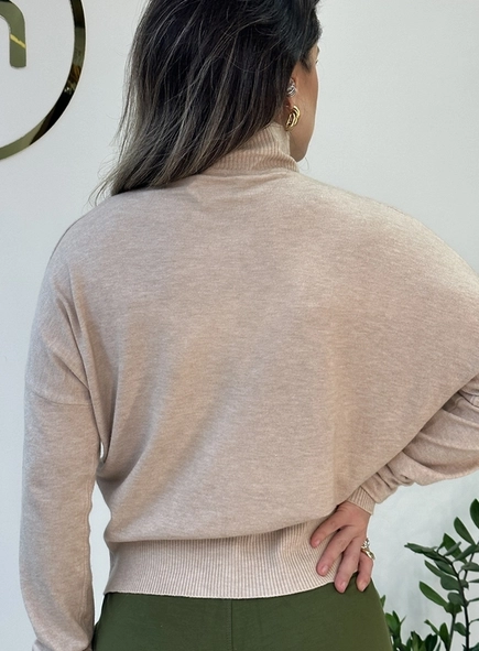 blusa tricot modal gola alta luana
