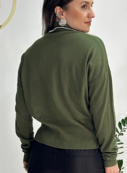 blusa tricot modal gola alta luana