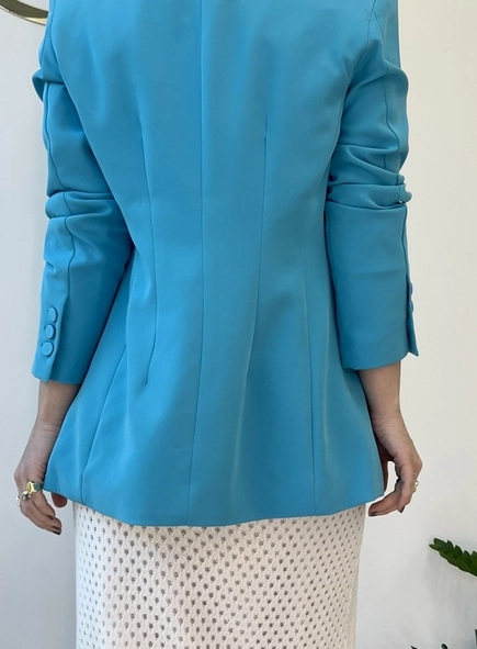 blazer julia com bolsos fake