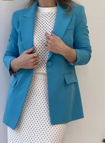 blazer julia com bolsos fake