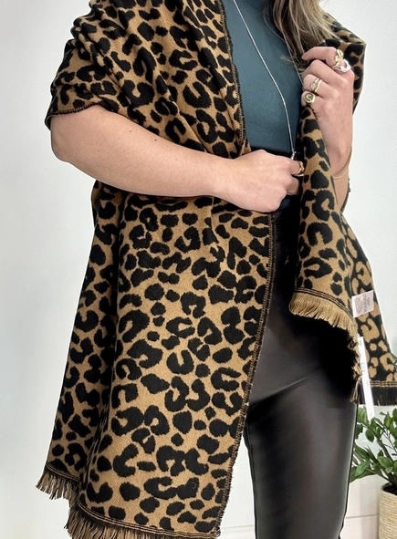 pashmina animal print