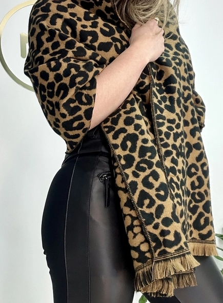 pashmina animal print