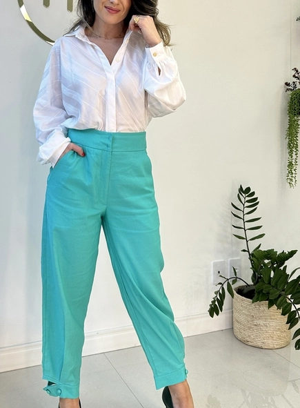 camisa dudalina acetinada listrada