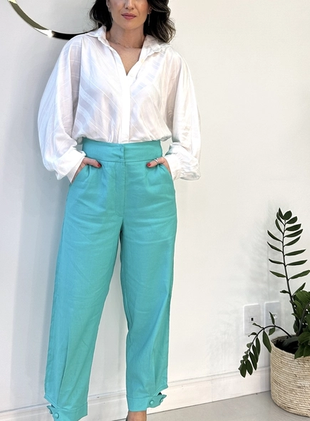 camisa dudalina acetinada listrada