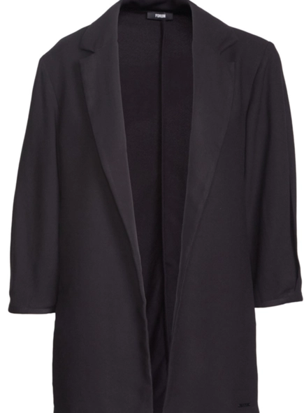 blazer crepe forum meia manga