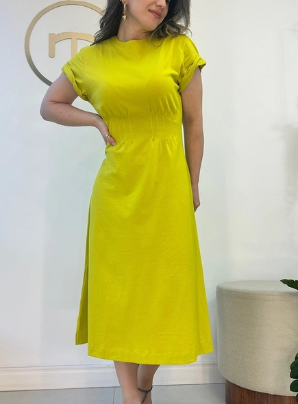 vestido malha pregas animale jeans