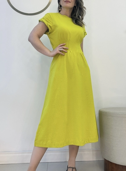 vestido malha pregas animale jeans