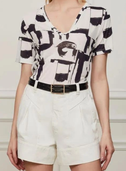 camiseta dv abstrato pb animale