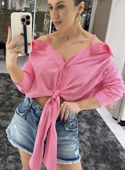 camisa amarracao monica open