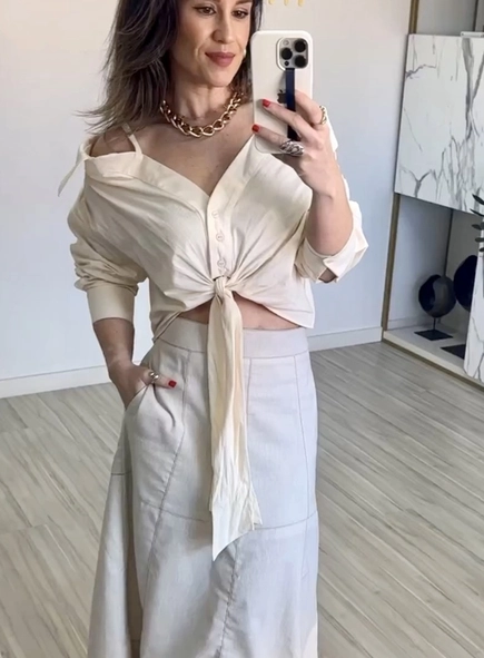 camisa amarracao monica open