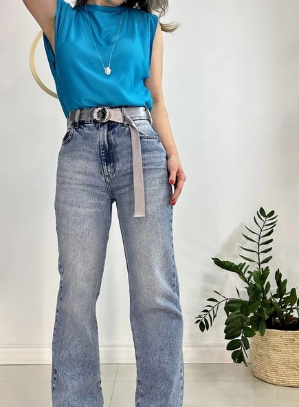 calca jeans reta bianca open