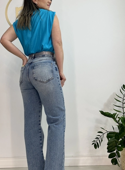 calca jeans reta bianca open