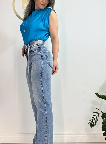 calca jeans reta bianca open