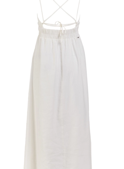 vestido forum midi linho