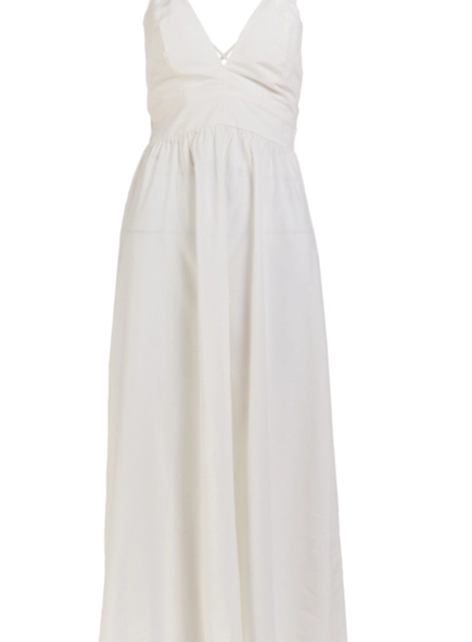 vestido forum midi linho