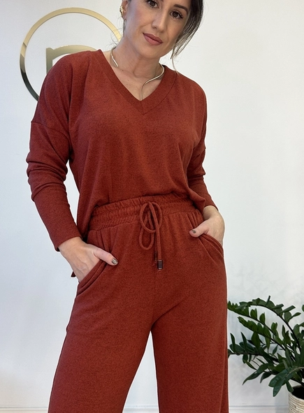 conjunto c/ calça dec. v veneza