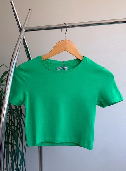 blusa cropped básica mc cotton lara