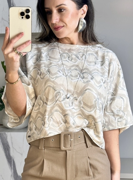 blusa forum linho golden