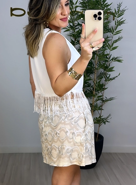 mini saia forum linho golden