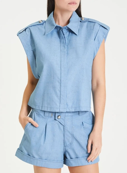 camisa forum jeans shine