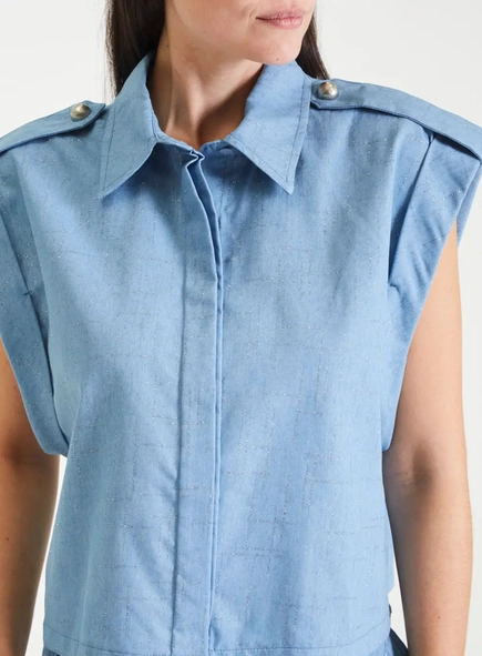 camisa forum jeans shine