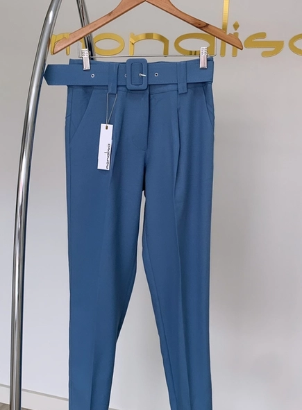 calça linho com cinto belga